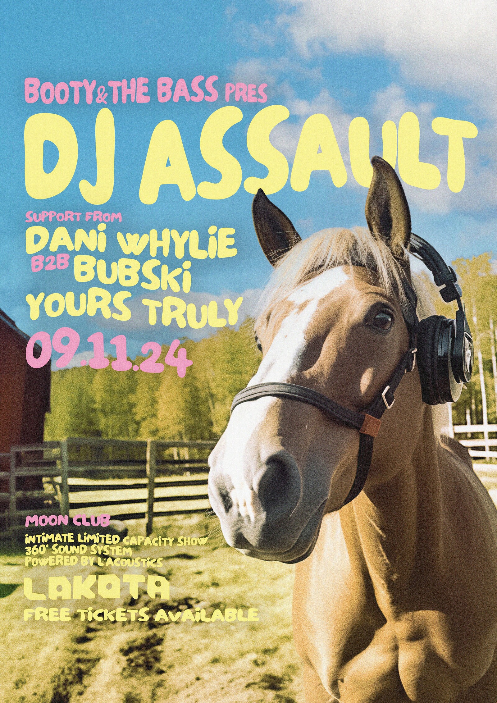 Booty & The Bass Presents: DJ Assault at The Coroner's Court