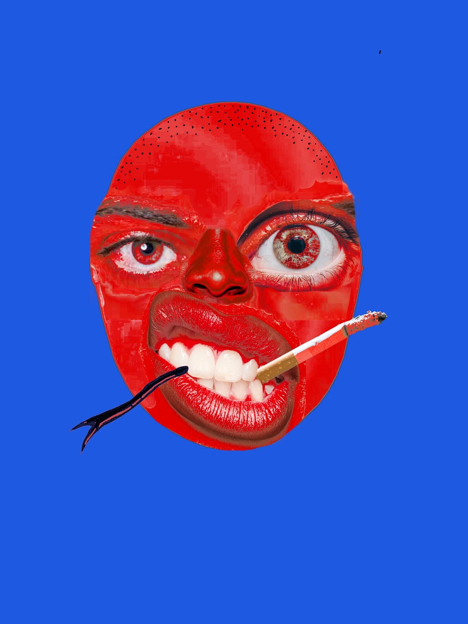 Collage Mask Making Workshop at Cafe Kino