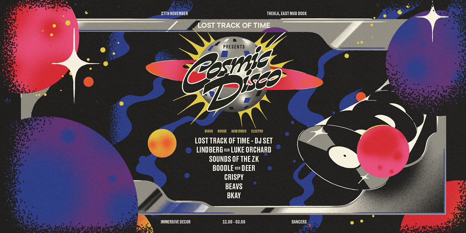 Lost Track of Time : Cosmic Disco at Thekla