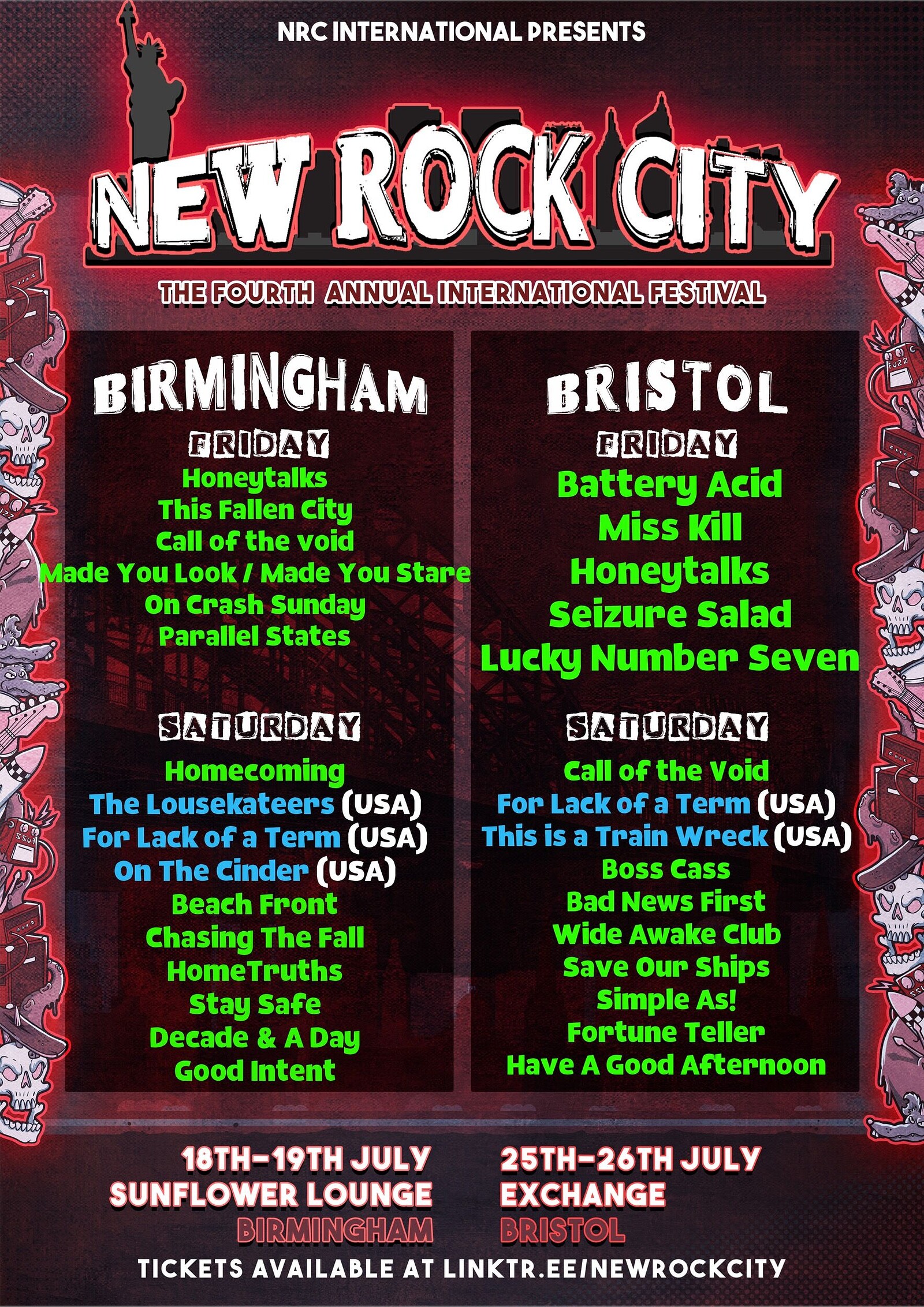 New Rock City - Saturday at Exchange