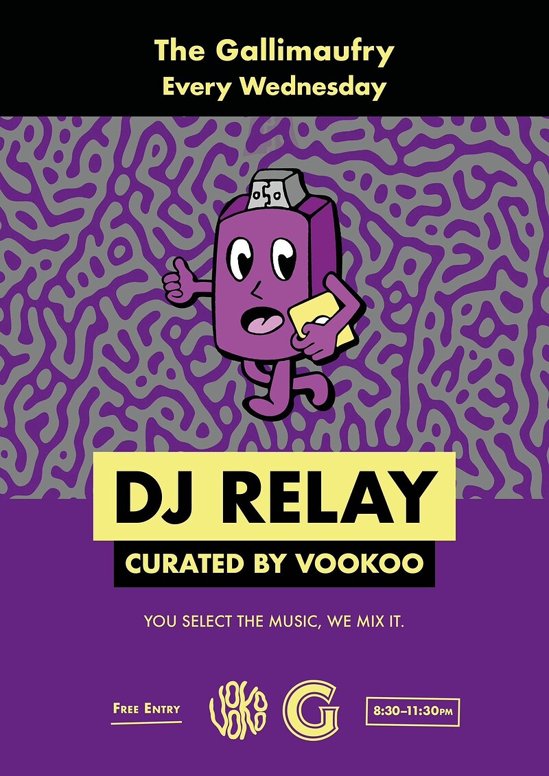 VOOKOO DJ RELAY at The Gallimaufry