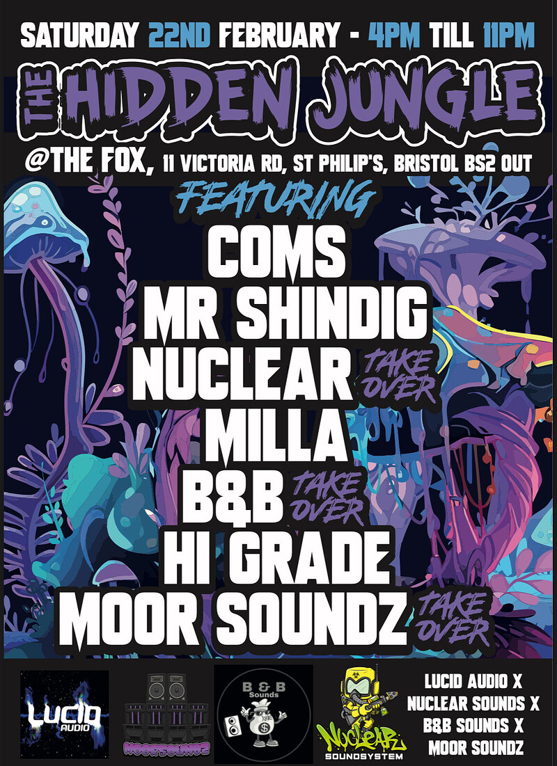 HIDDEN JUNGLE at The fox