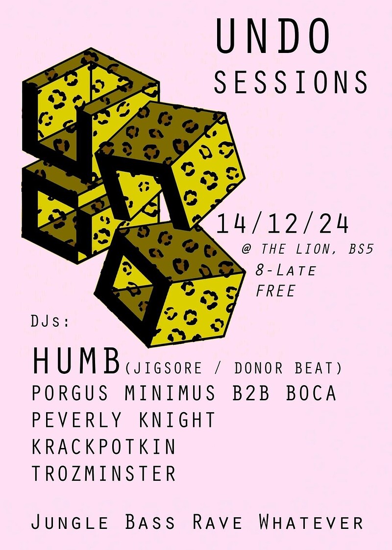 Undo Sessions at The Red Lion, BS5