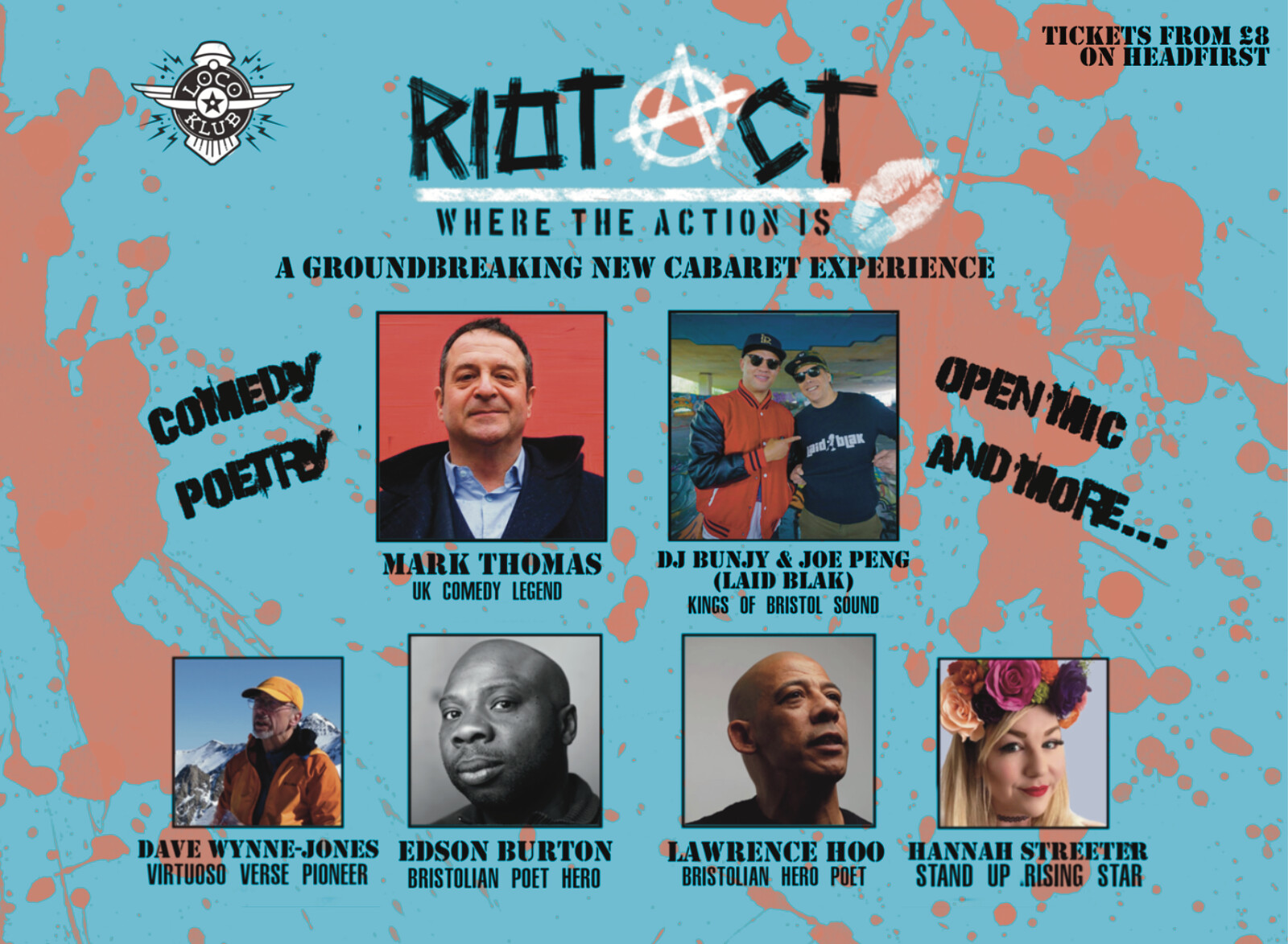 RIOT ACT: The Winter Warmer w/ Mark Thomas & More at Loco Klub