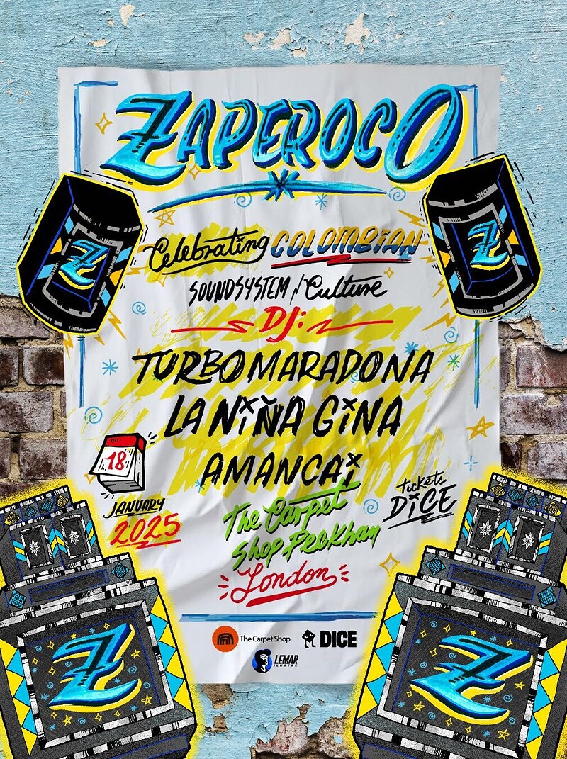 Zaperoco - A night of Colombian Soundsystem Music at The Jam Jar