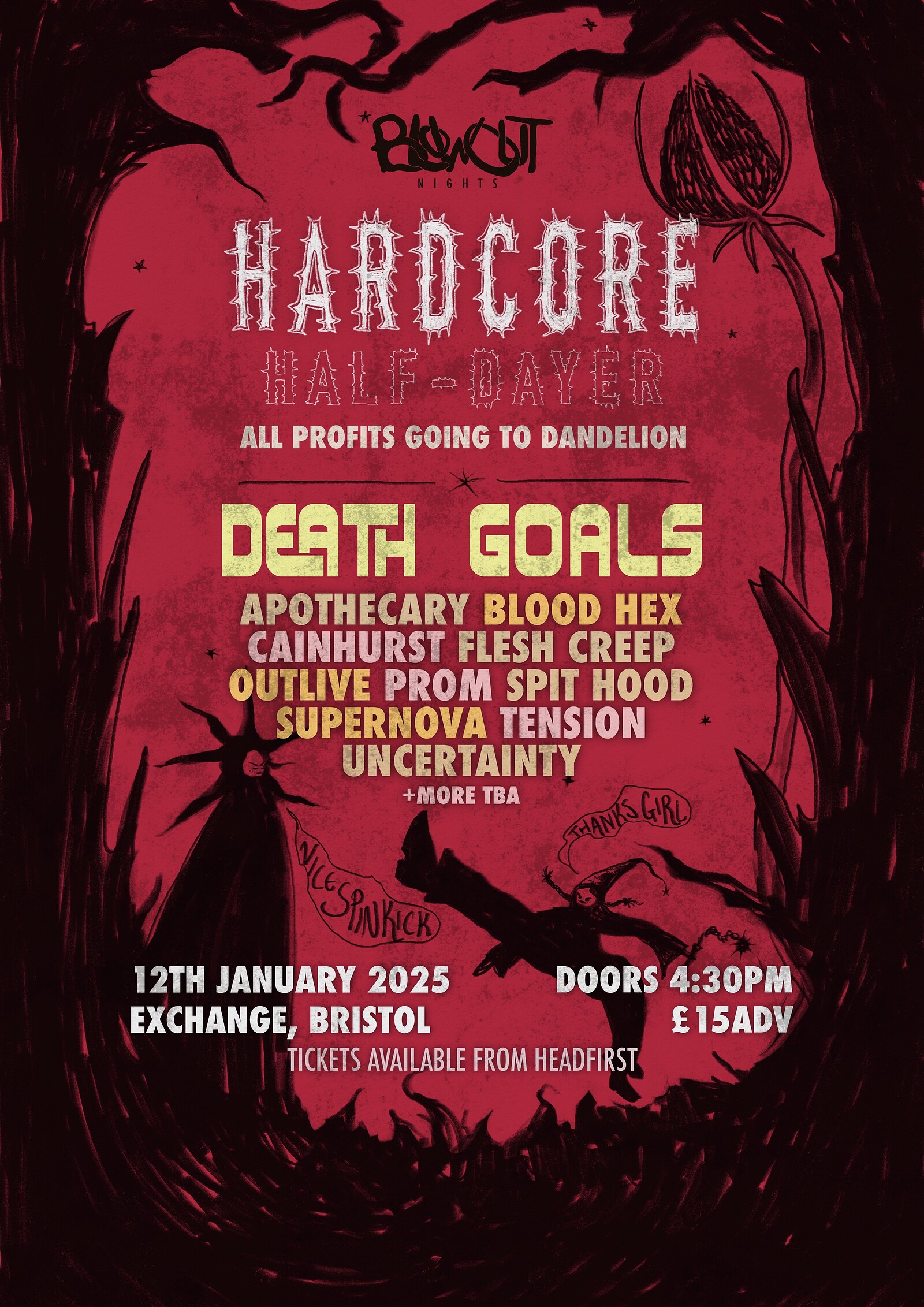 Blowout Hardcore Half-Dayer at Exchange