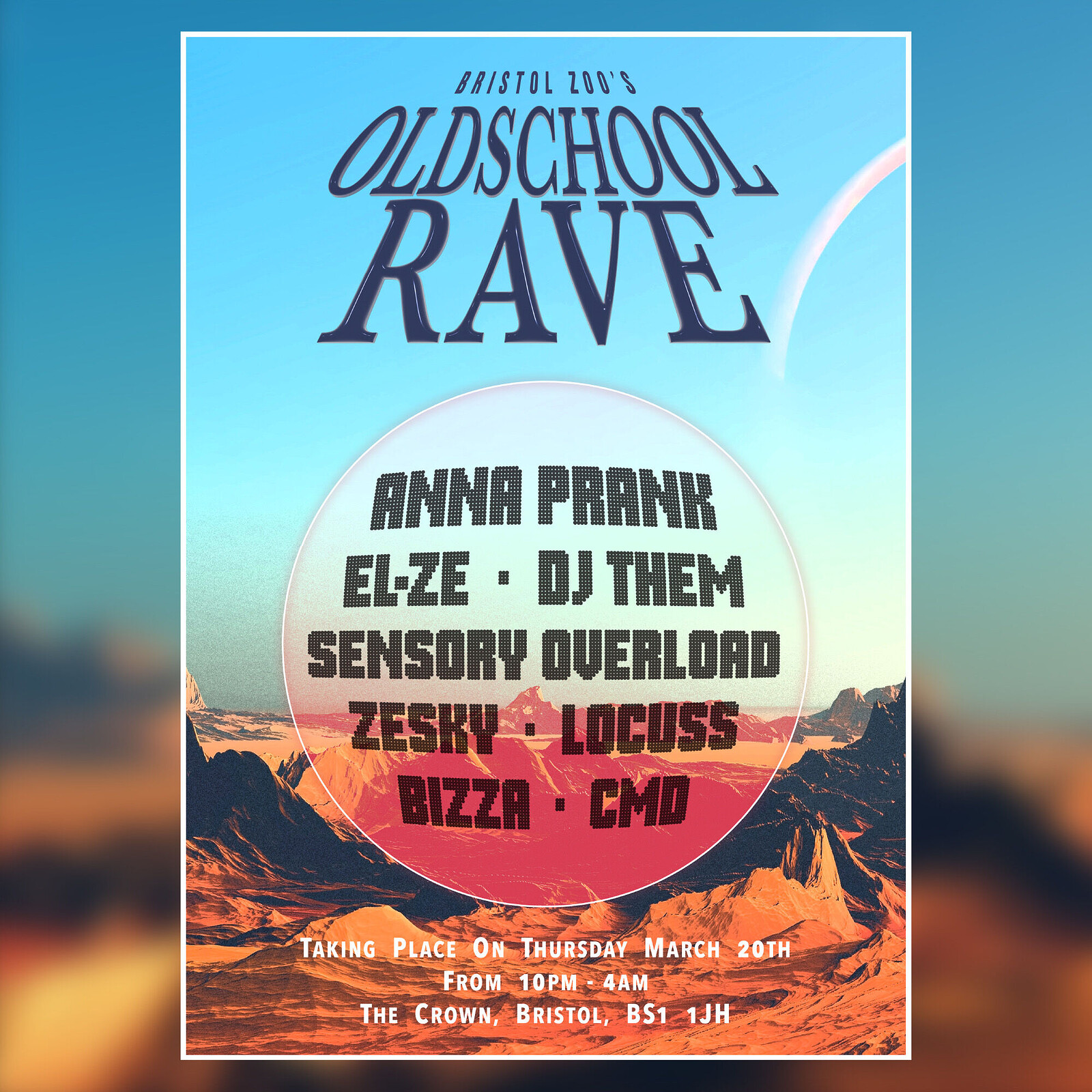 Bristol Zoo: Oldschool Rave Night at The Crown