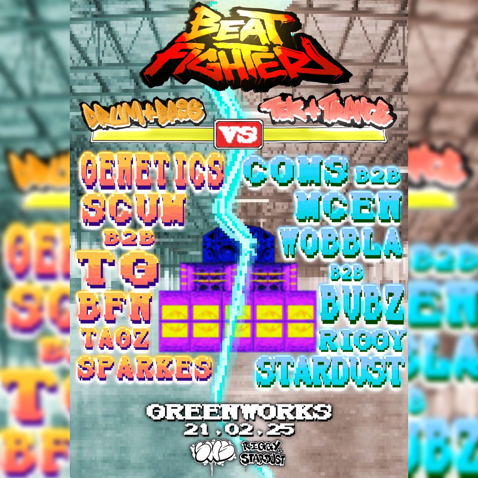 SWS PRESENT... BEAT FIGHTERS at Green Works