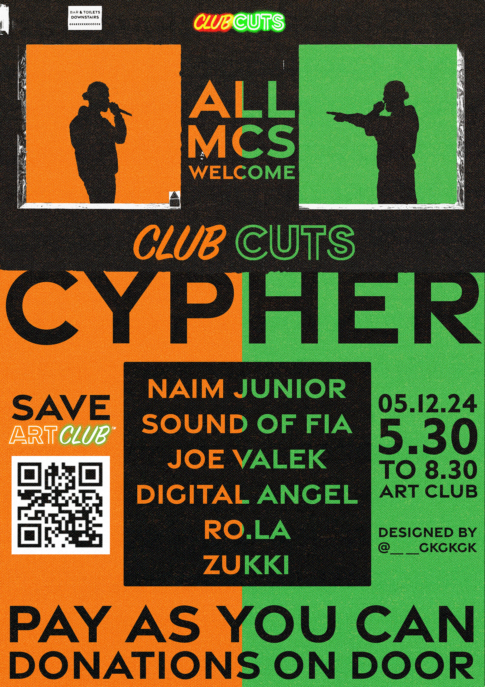 Club Cuts Cypher at Art Club