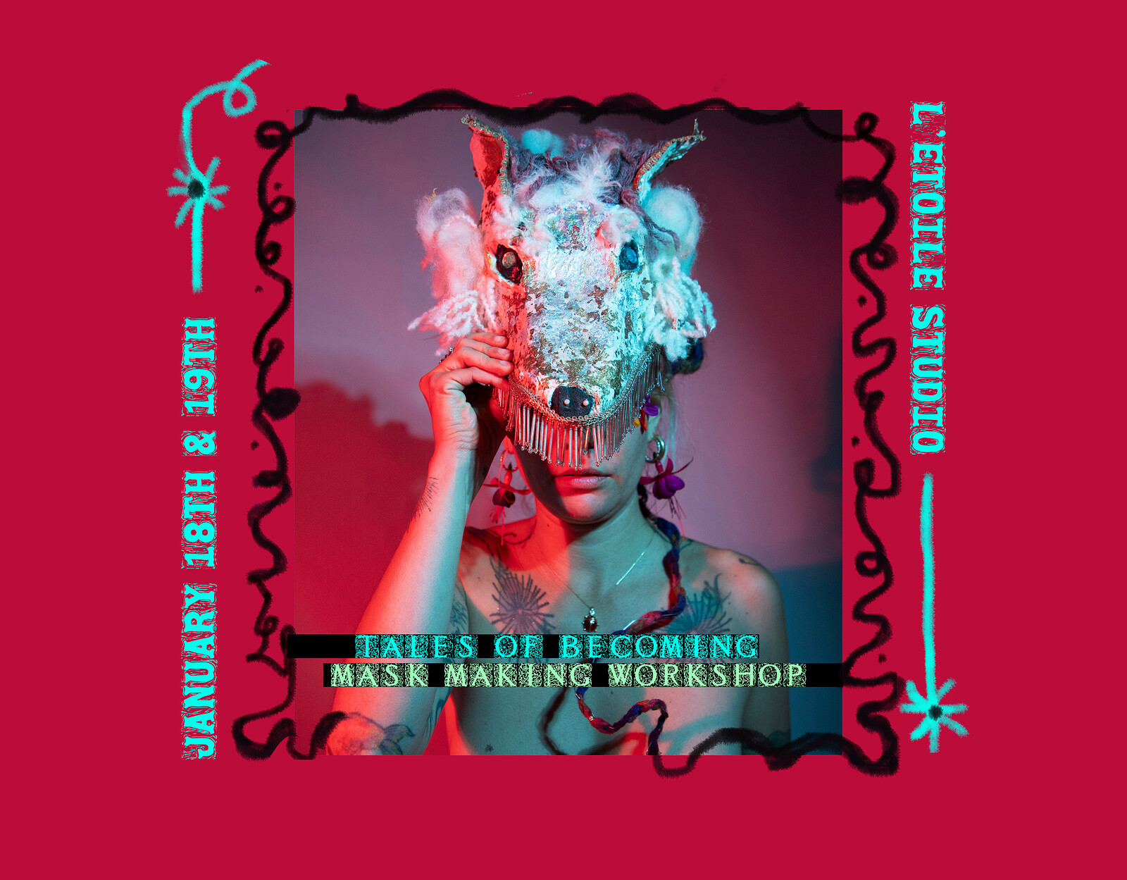 MASK MAKING WORKSHOP ✦ Tales Of Becoming POSTPONED at L'Étoile Studio