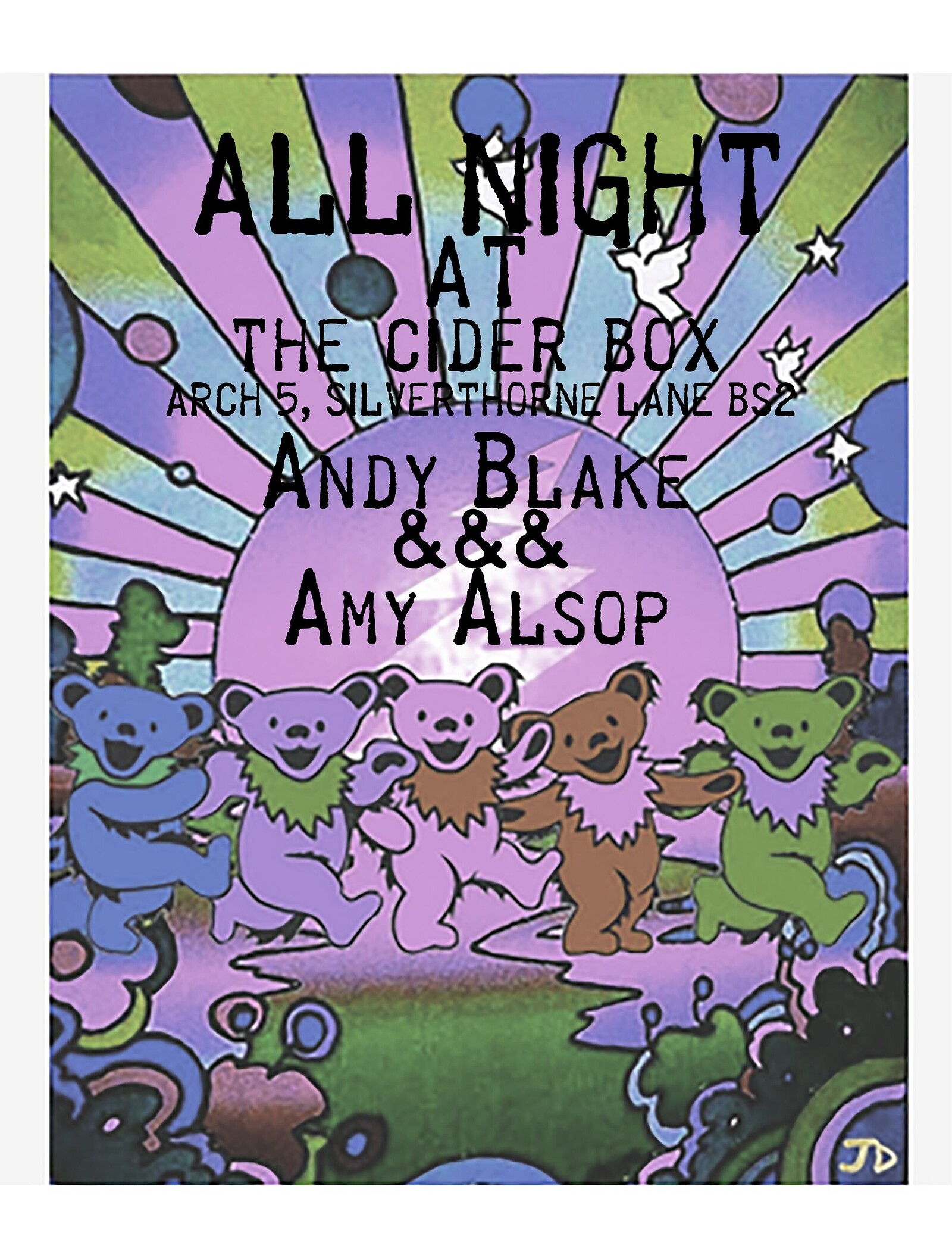 Andy Blake all night at the Tap Room at The Cider Box Tap Room