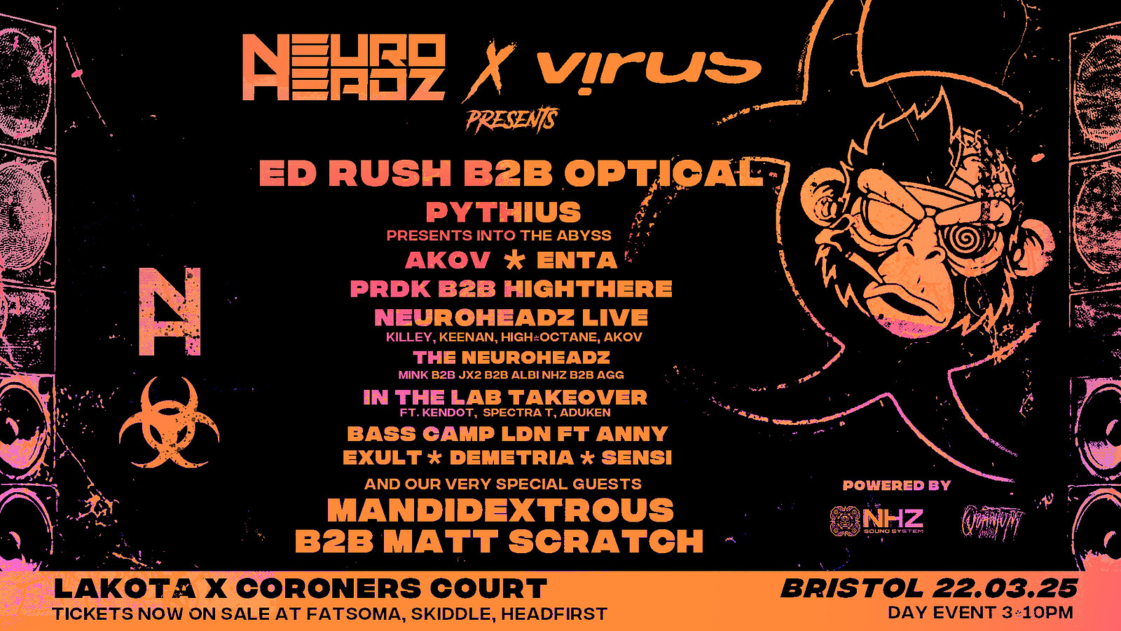 Neuroheadz x Virus Recordings: Round 2 at Lakota