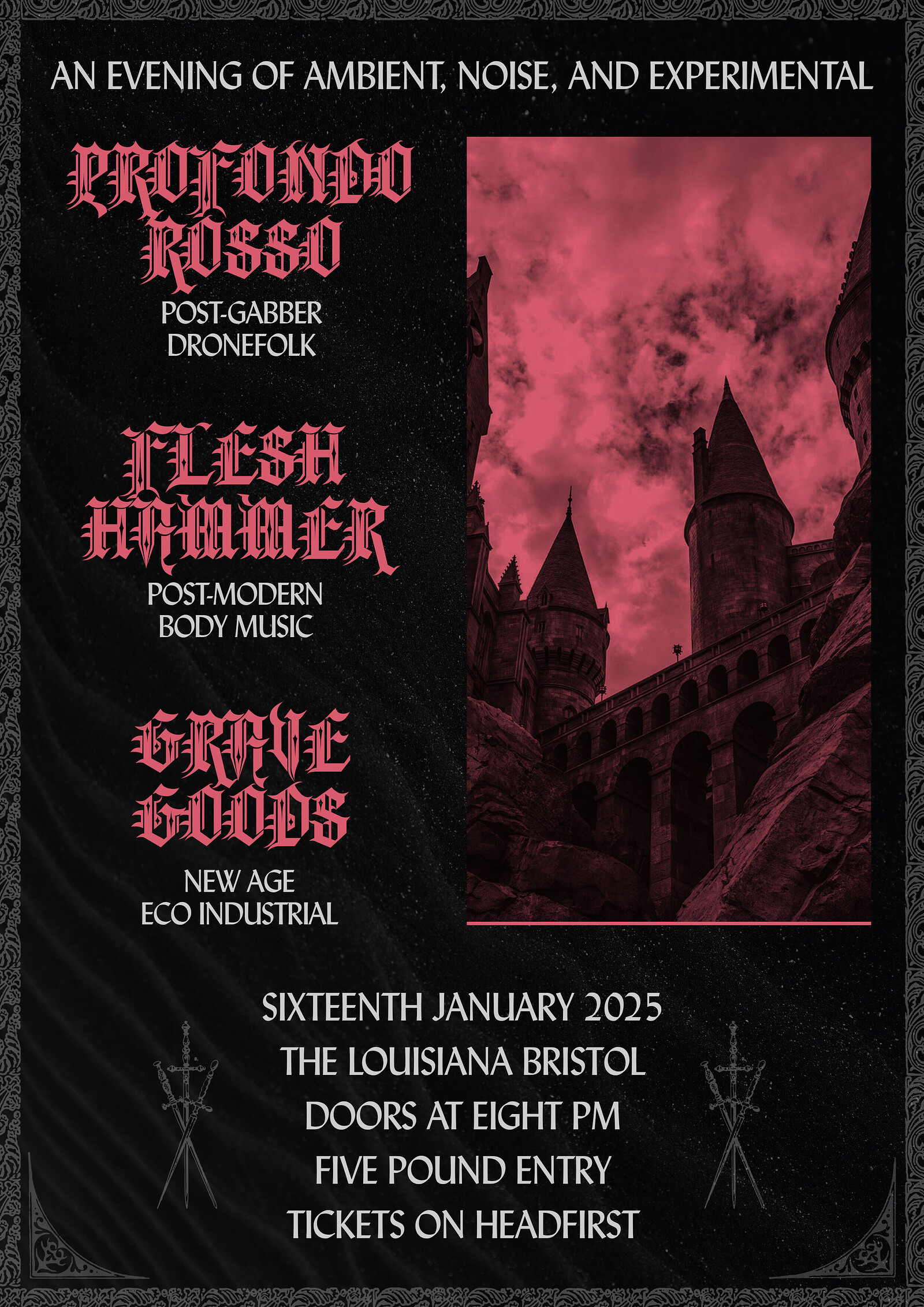 Profondo Rosso with Flesh Hammer & Grave Goods at The Louisiana