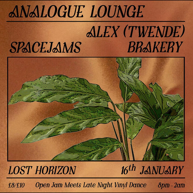 Analogue Lounge w/ Alex at Lost Horizon