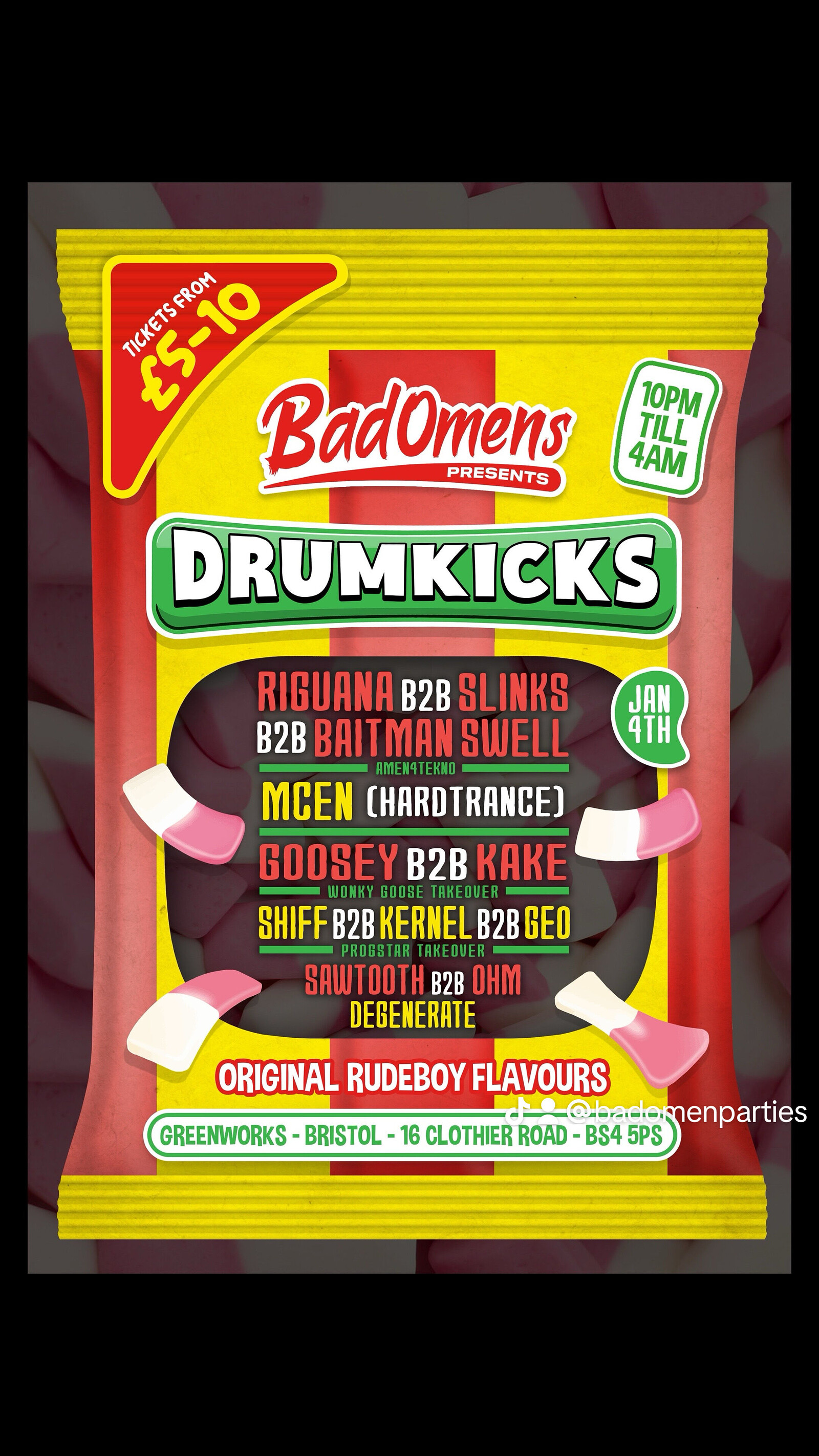 Bad Omens: Drumkicks at Green Works