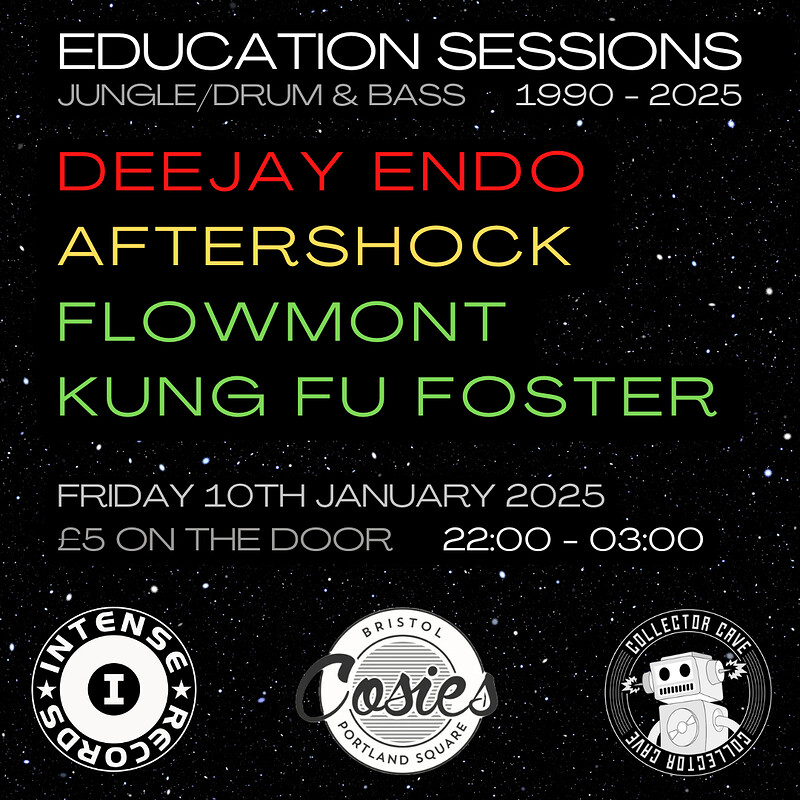 Education Sessions - Jungle/DnB at Cosies
