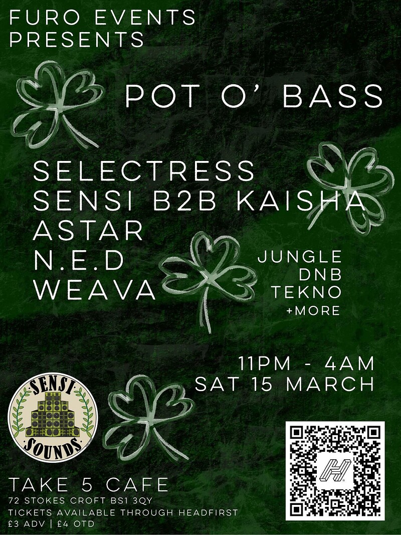 POT o' BASS at Take Five Cafe
