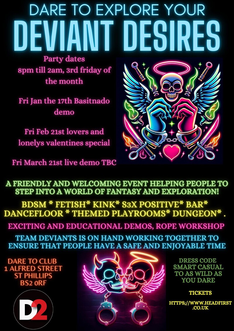 Deviant Desires at Dare to Club