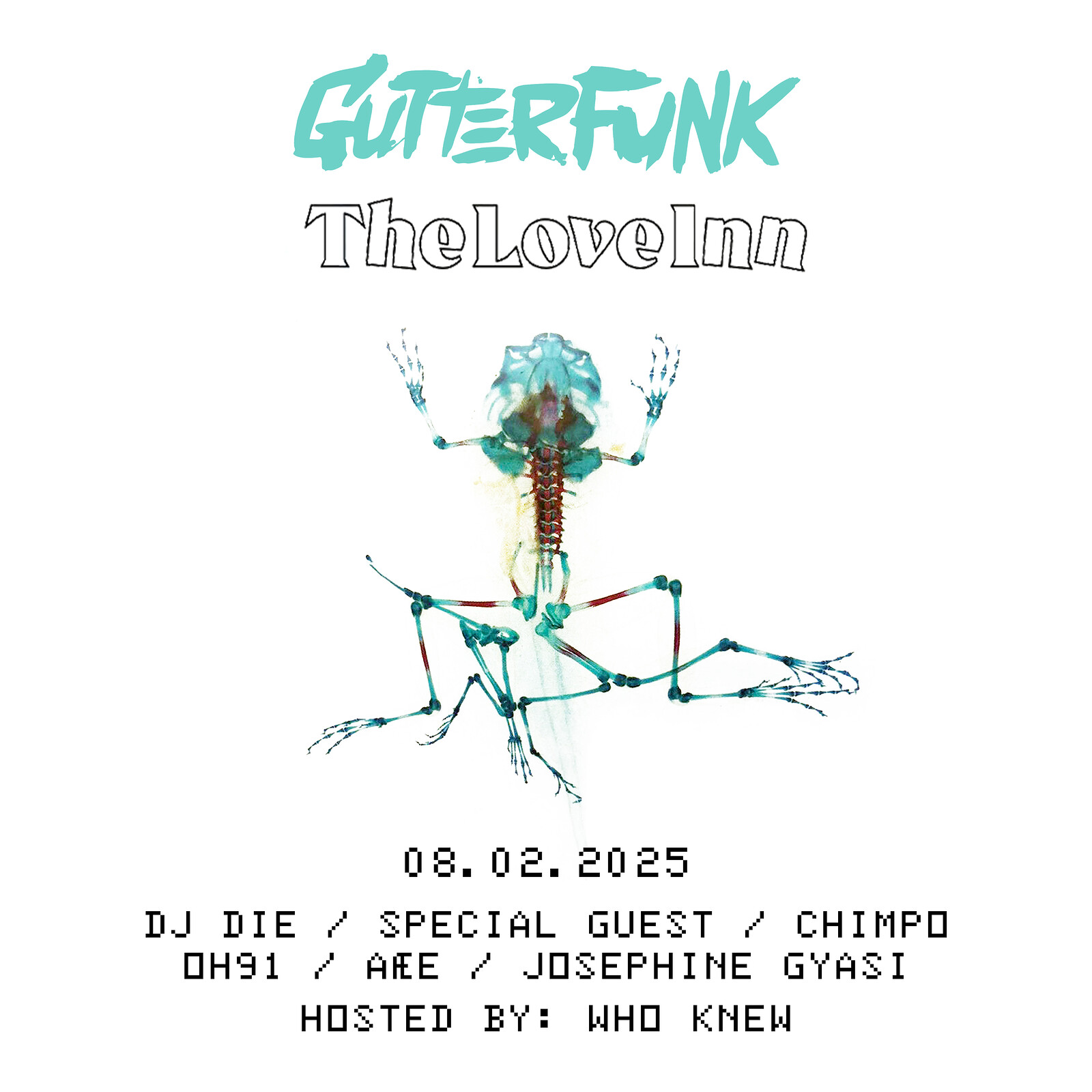 GutterFunk w/ *SPECIAL GUEST* + DJ Die + Chimpo at The Love Inn