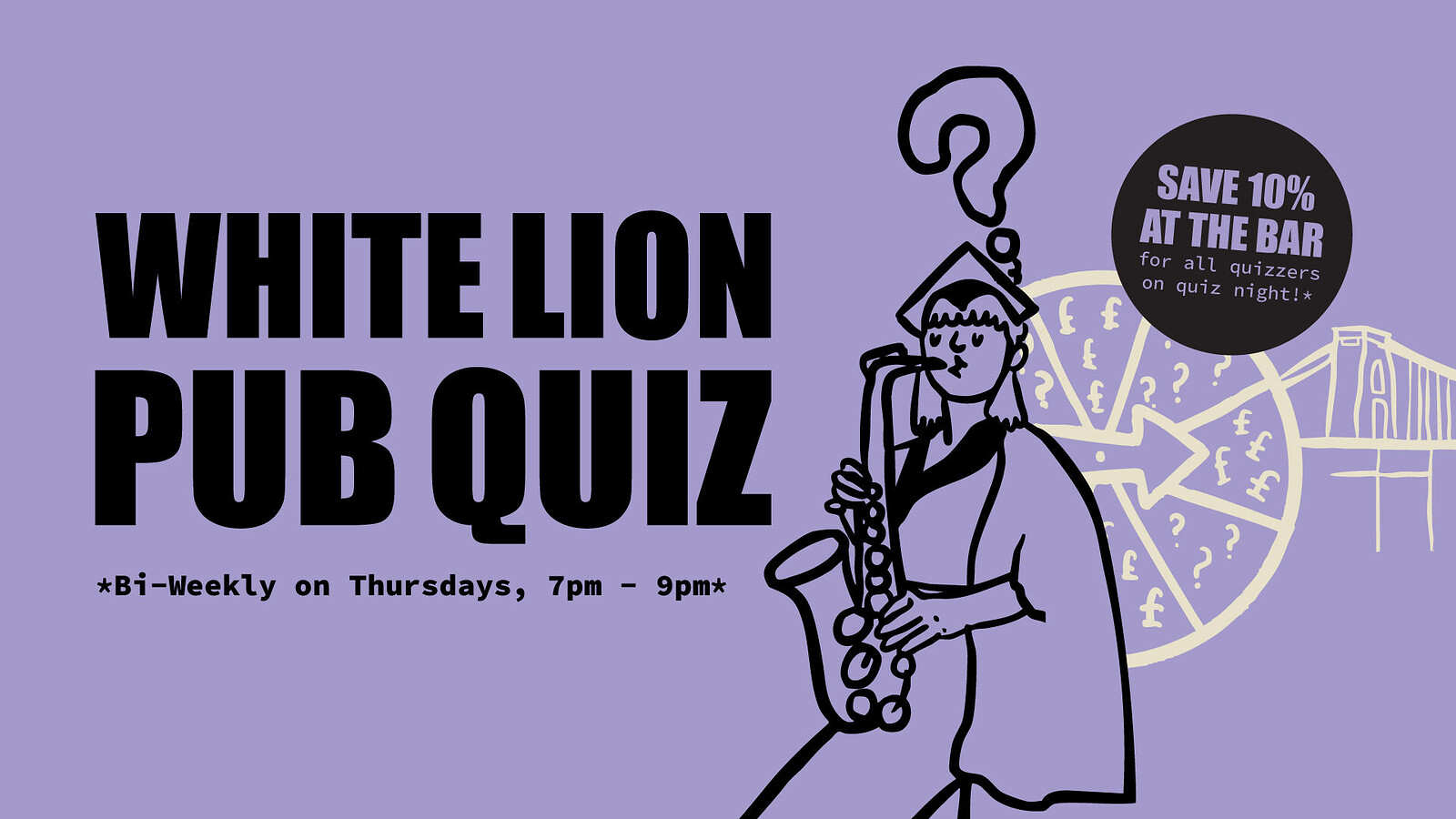 First Quiz at The White Lion Bar
