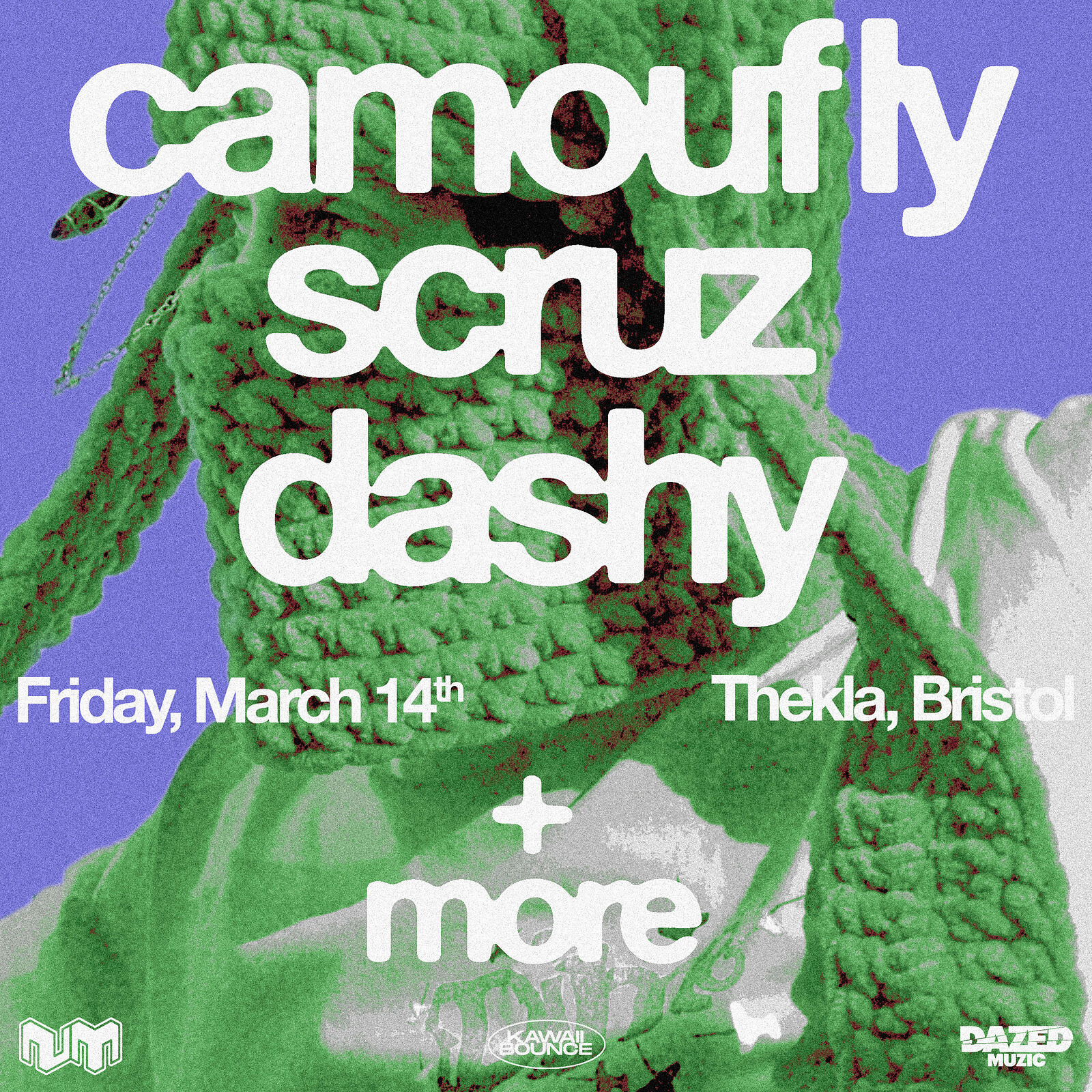 Camoufly  + Scruz, Dashy + More at Thekla