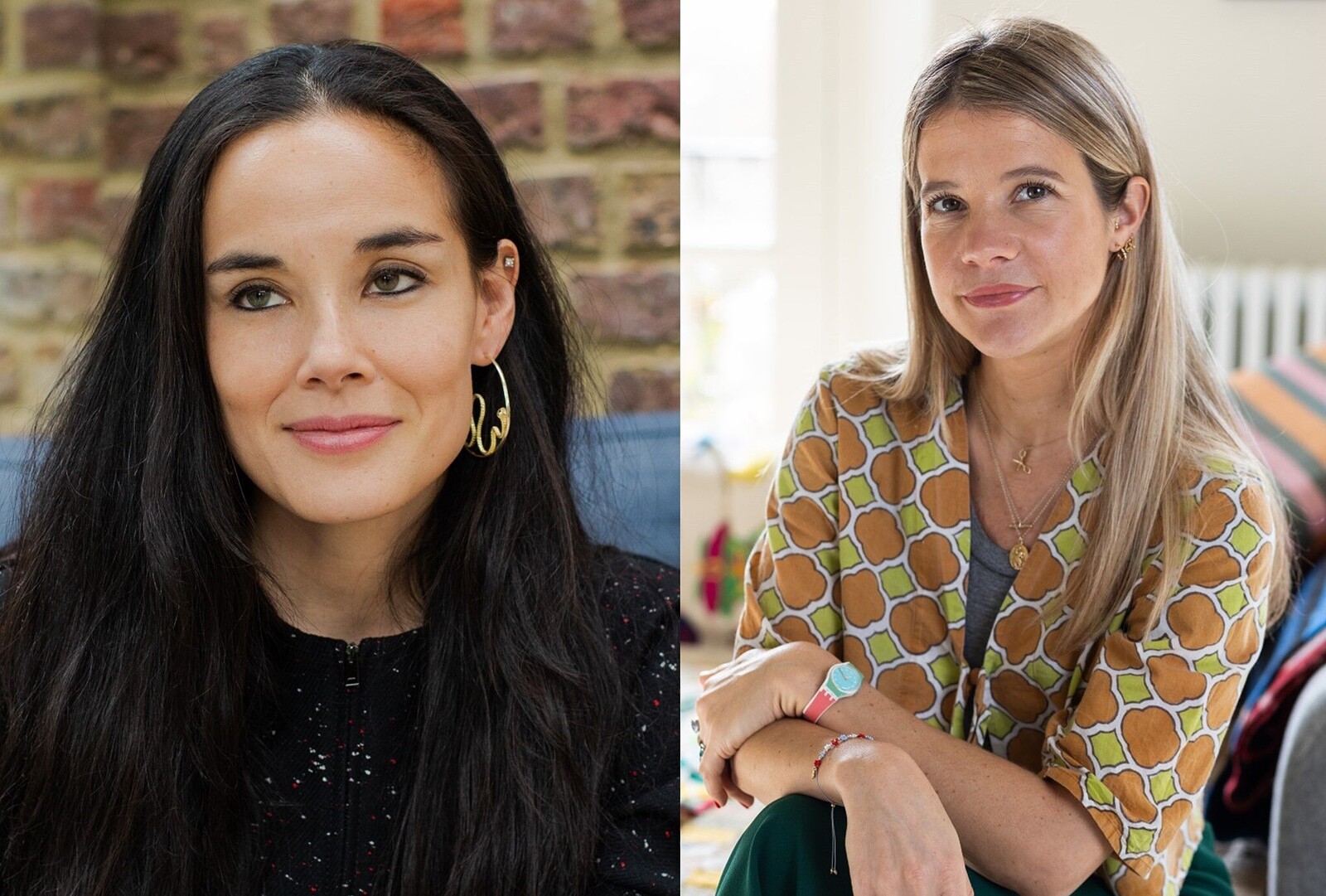 Charlotte Philby and Asia Mackay at Boston Tea Party 293 Gloucester Road