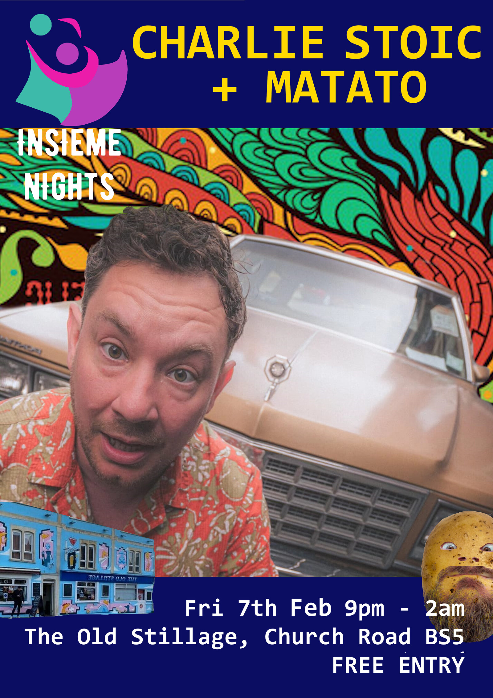insieme nights - Charlie Stoic + Matato at the old stillage
