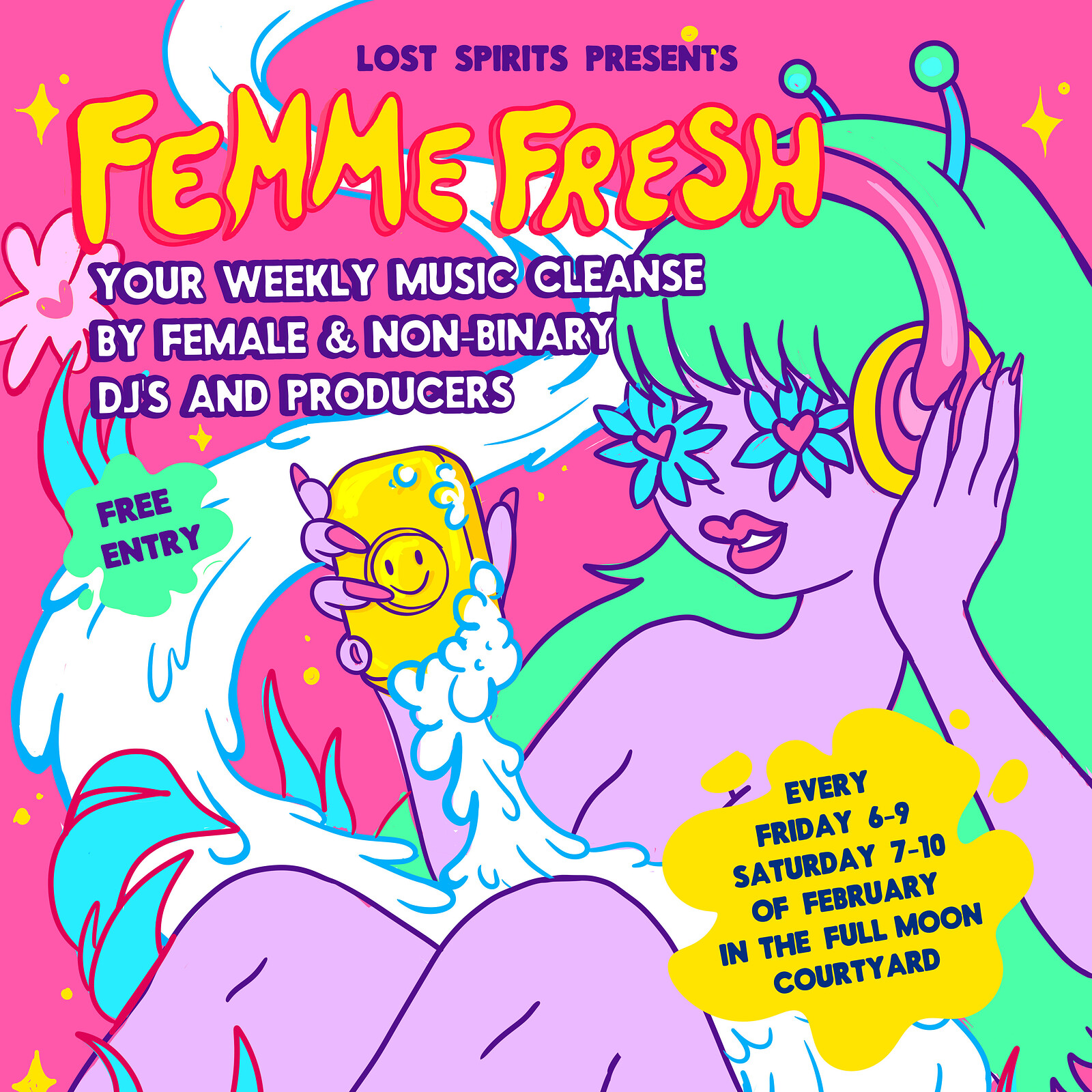 FEMME FRESH at The Full Moon & Attic Bar