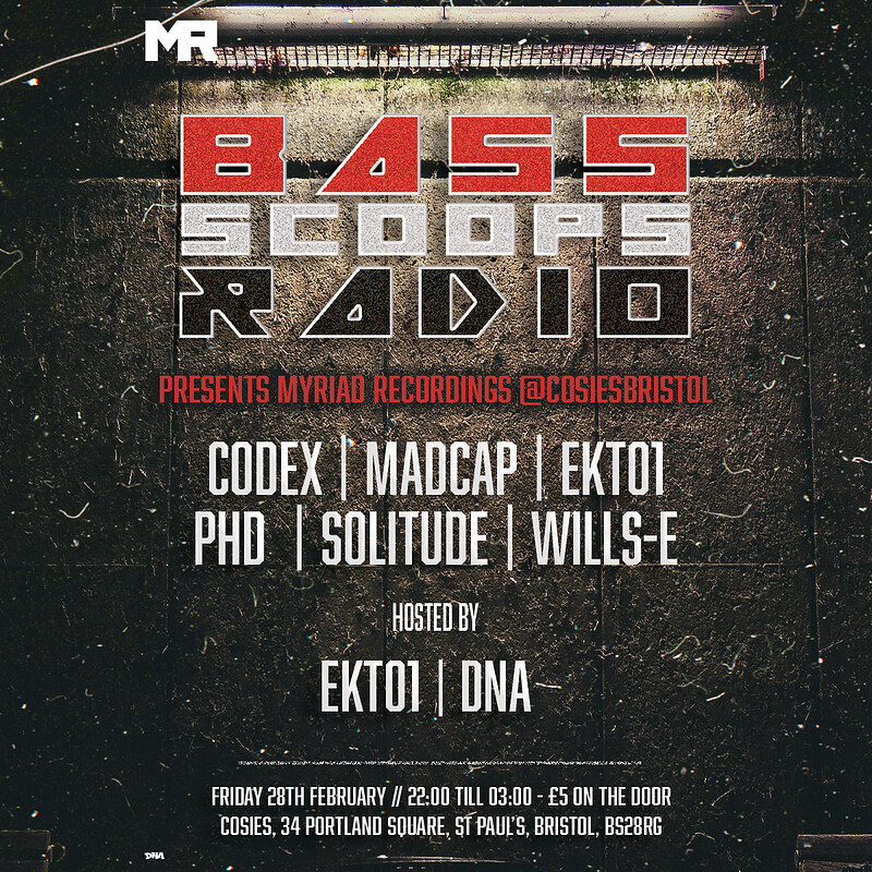 Bass Scoops Radio presents at Cosies