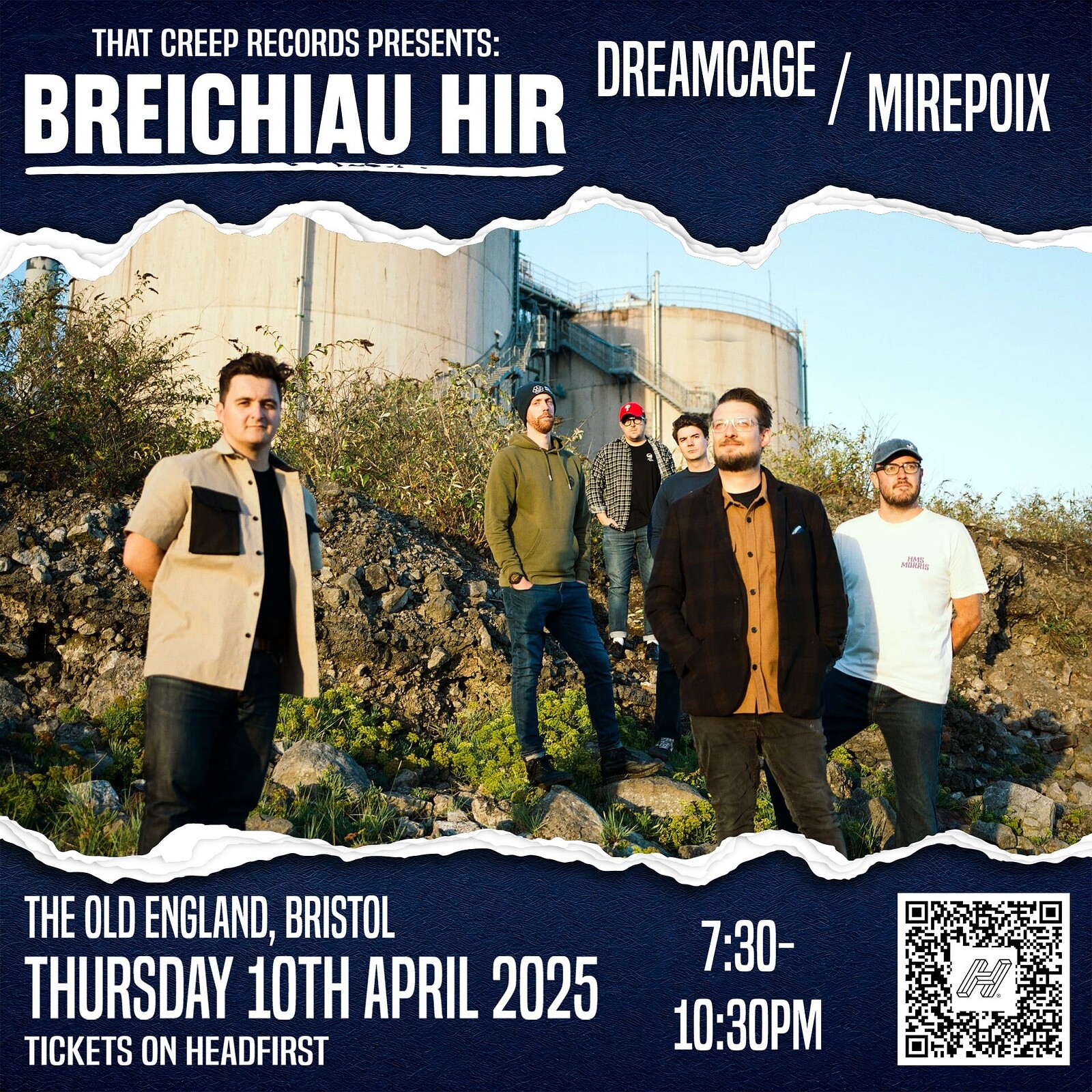 Breichiau Hir + Dreamcage + Mirepoix at The Old England Pub