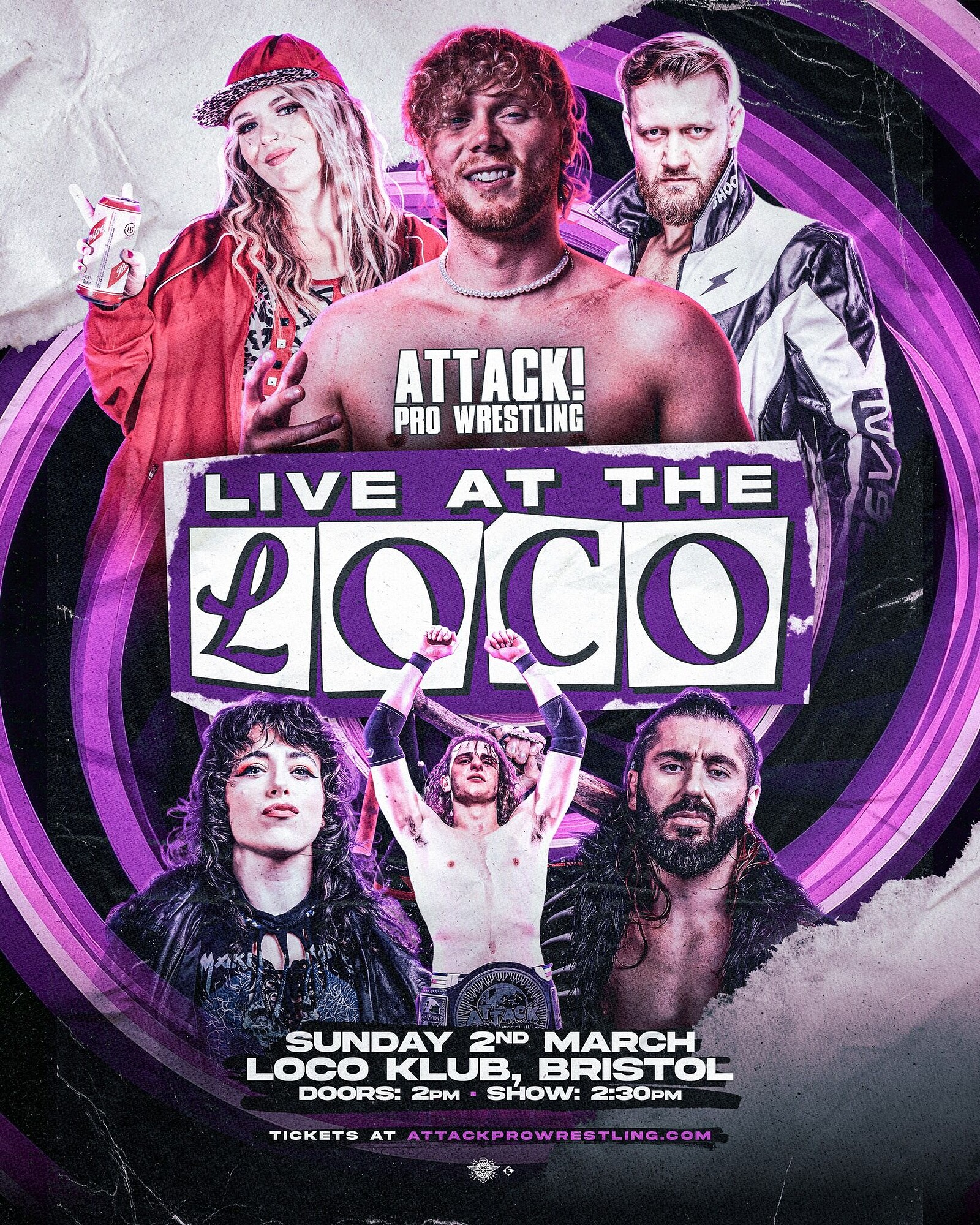 ATTACK Pro Wrestling - At The Loco at Loco Klub