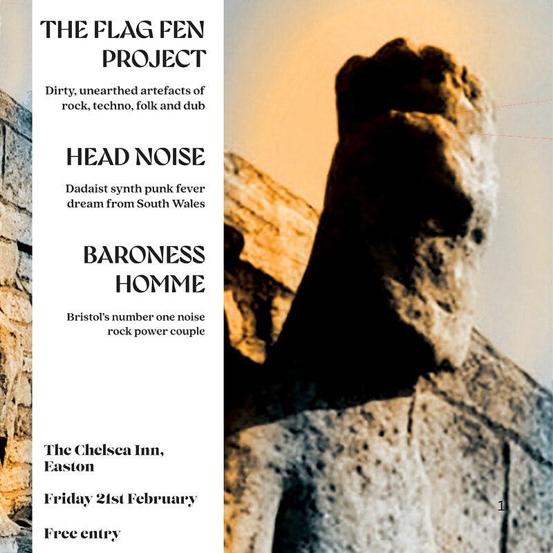 The Flag Fen Project / Head Noise / Baroness Homme at Chelsea Inn, The