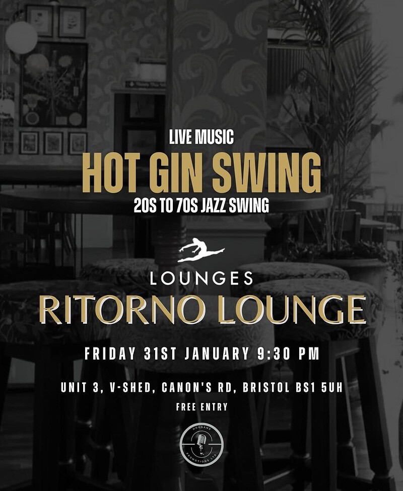 Hot Gin Swing at Ritorno Lounge