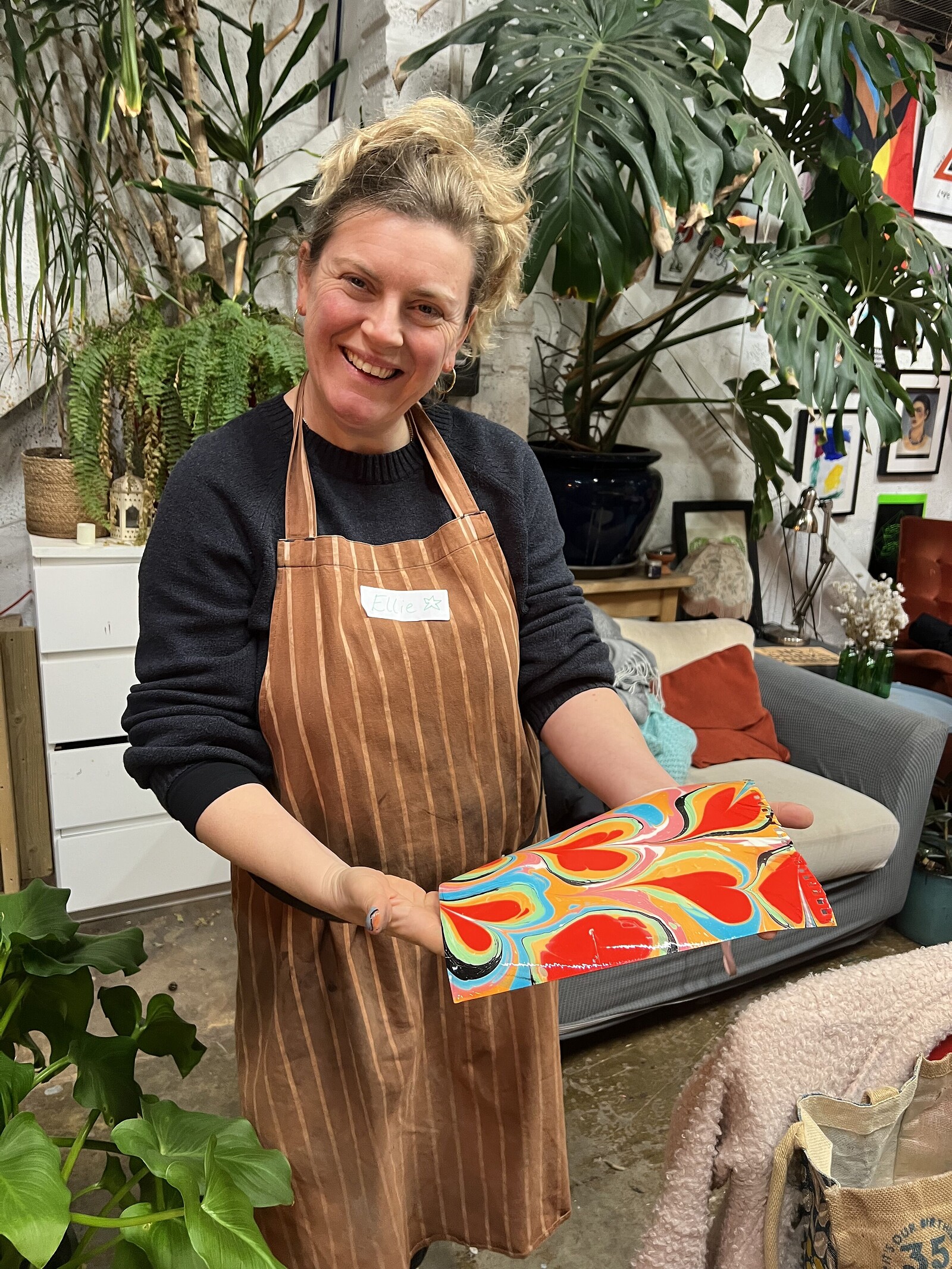 Inksanity: an introduction to water marbling at Unit 8, St. Werburghs, Bristol, BS2 9PG