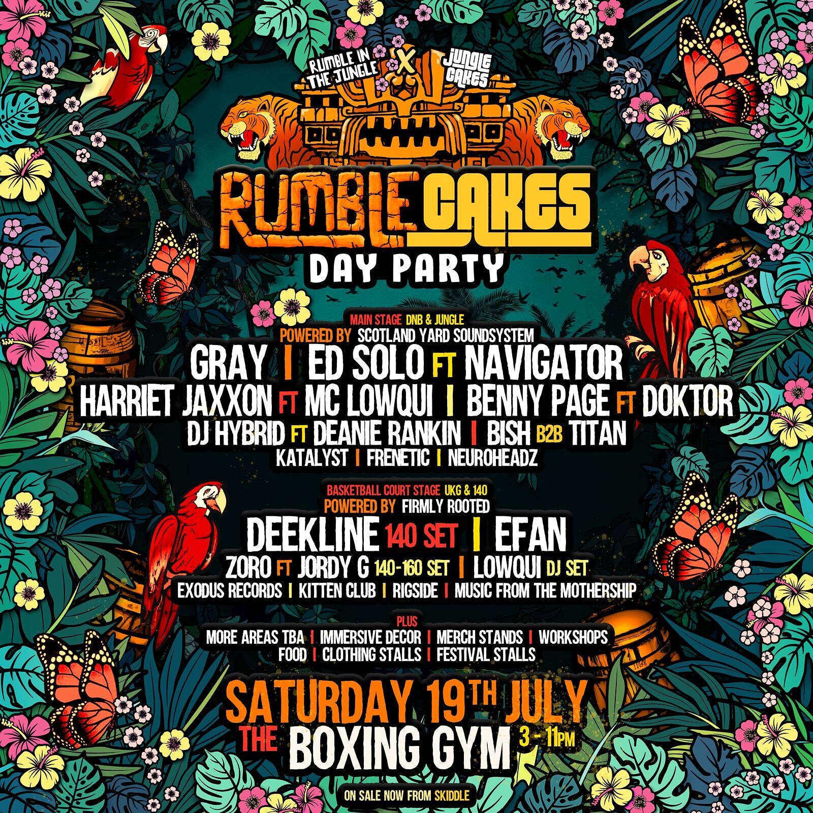 RumbleCakes Day Party at The Boxing Gym
