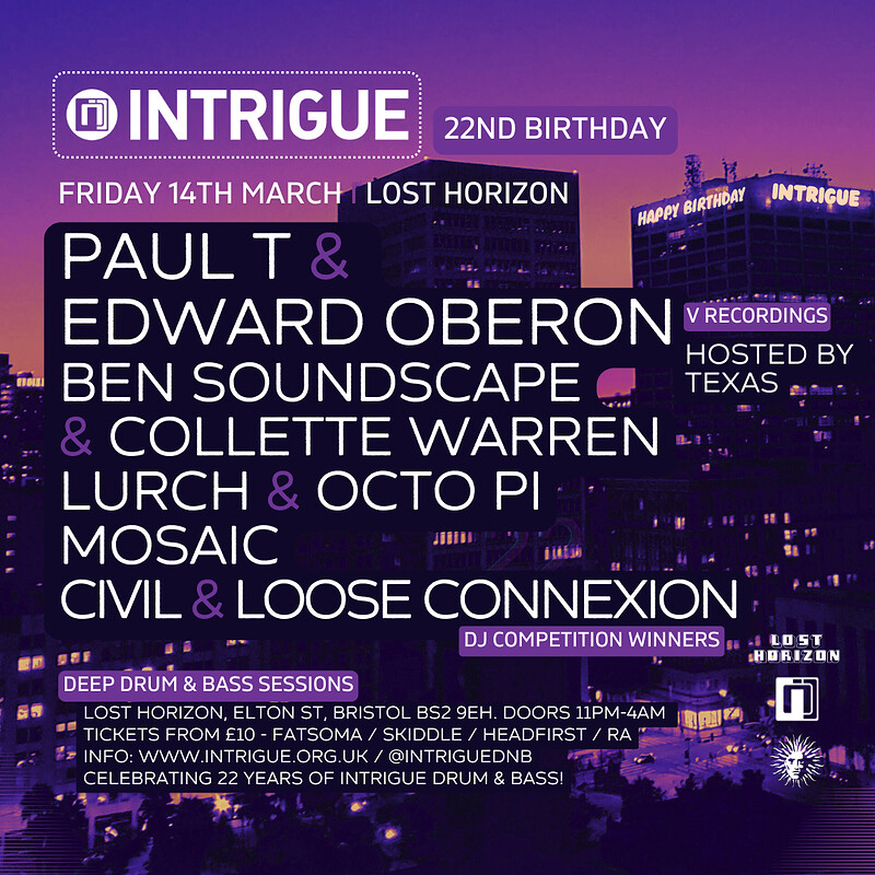 Intrigue w/ Paul T & Edward Oberon + more at Lost Horizon
