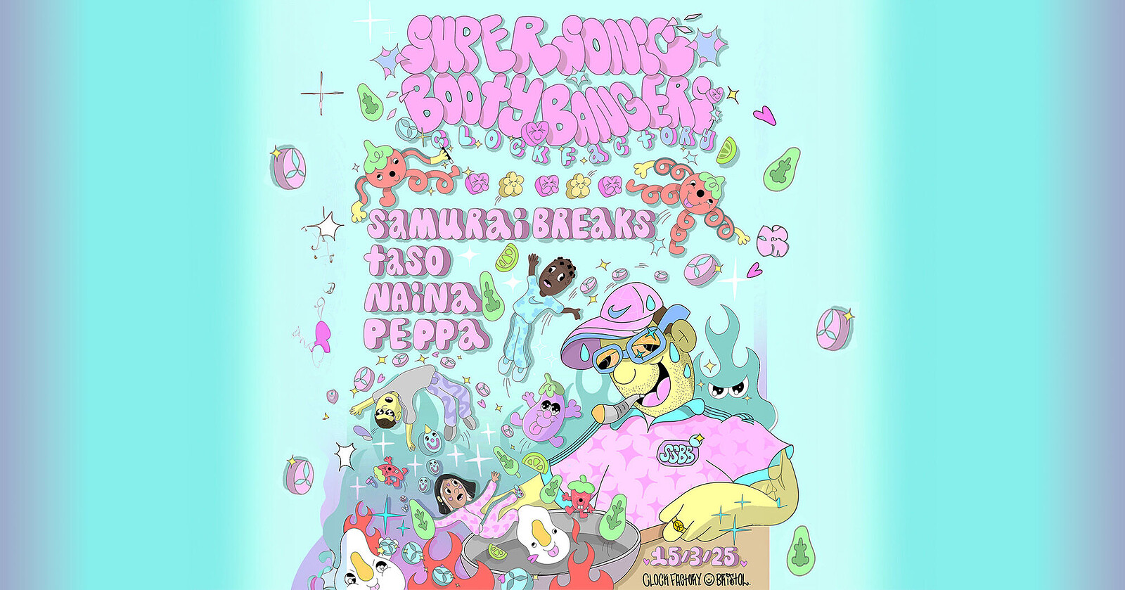 Super Sonic Booty Bangers - Samurai Breaks + More at Clock Factory