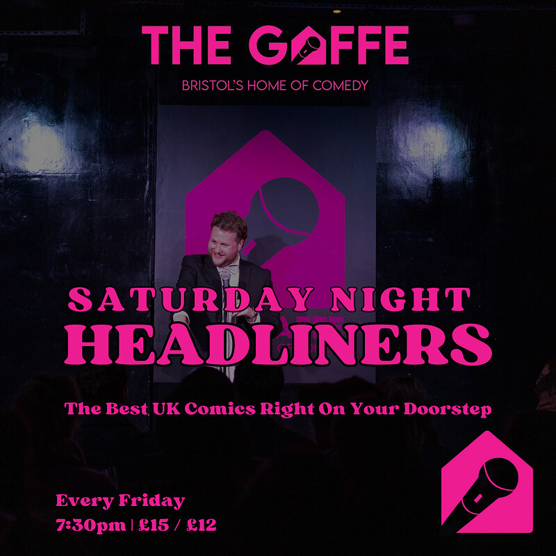 Saturday Night Comedy Headliners at The Gaffe Comedy Club