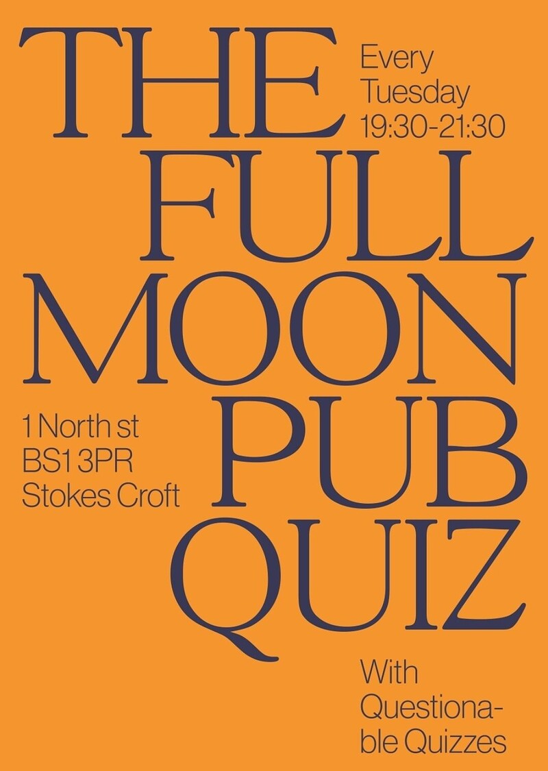 Full Moon Pub Quiz at The Full Moon & Attic Bar