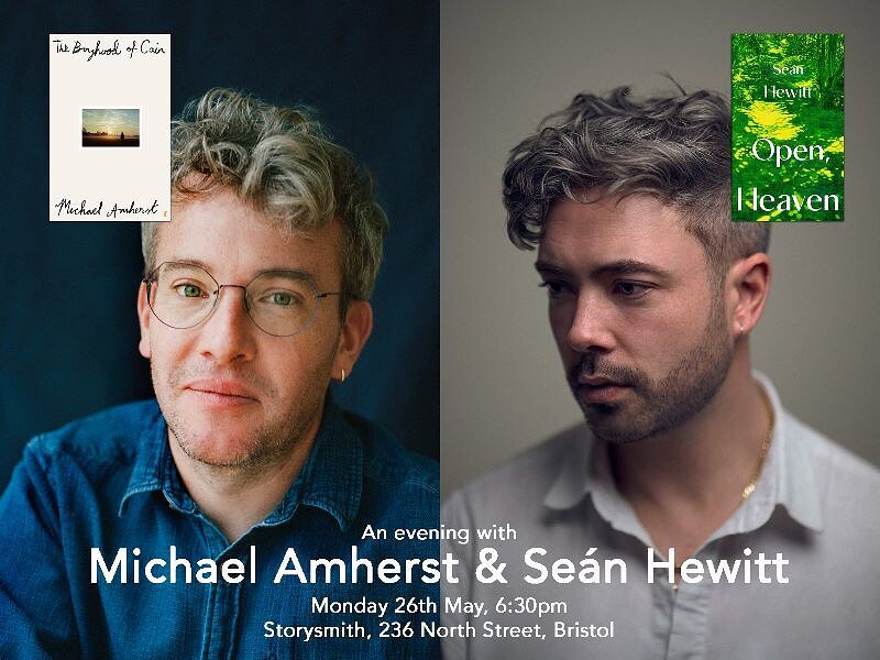 An evening with Michael Amherst & Seán Hewitt at Storysmith