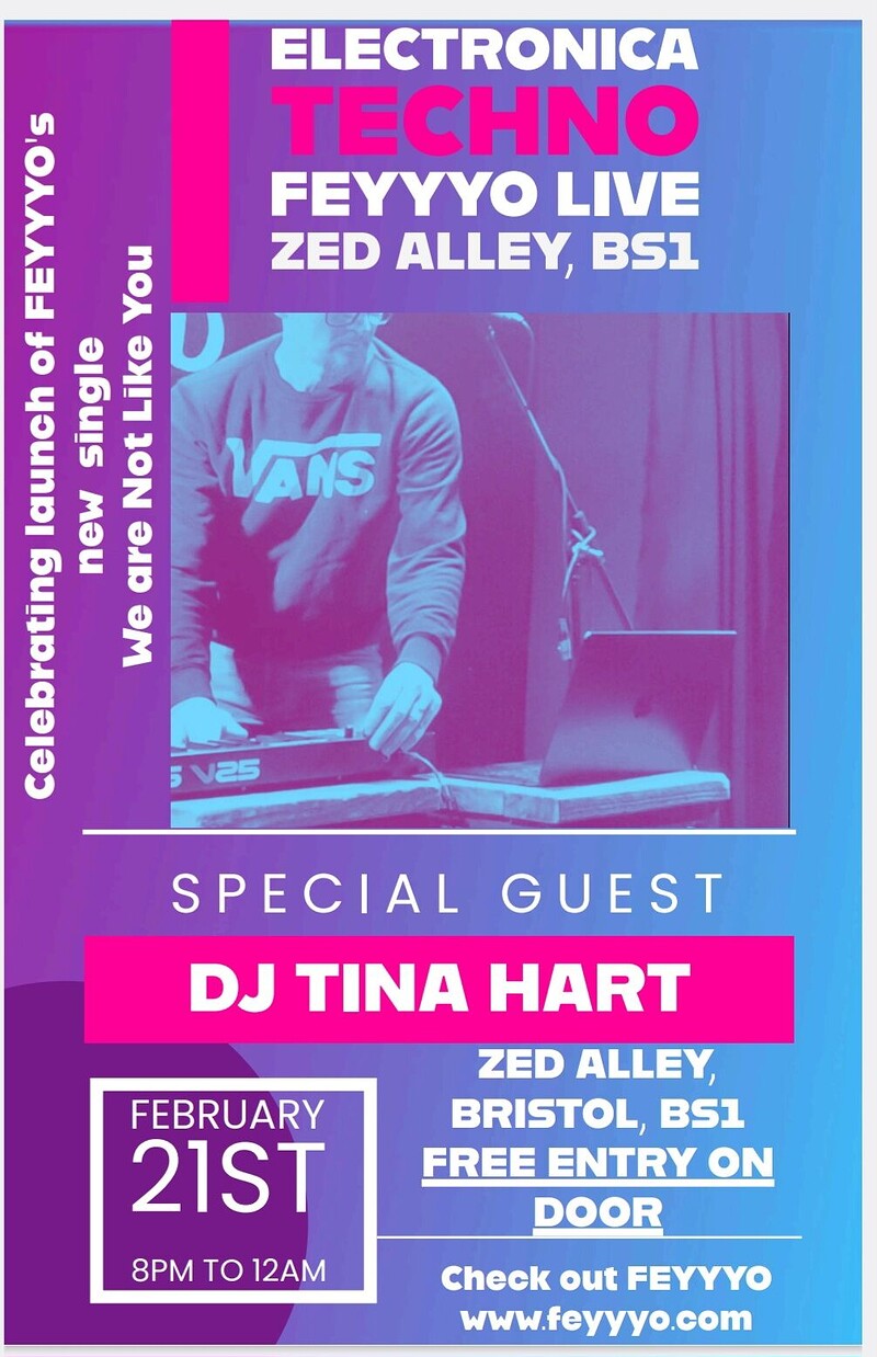 FEYYYO plus DJ Tina Hart at Zed Alley