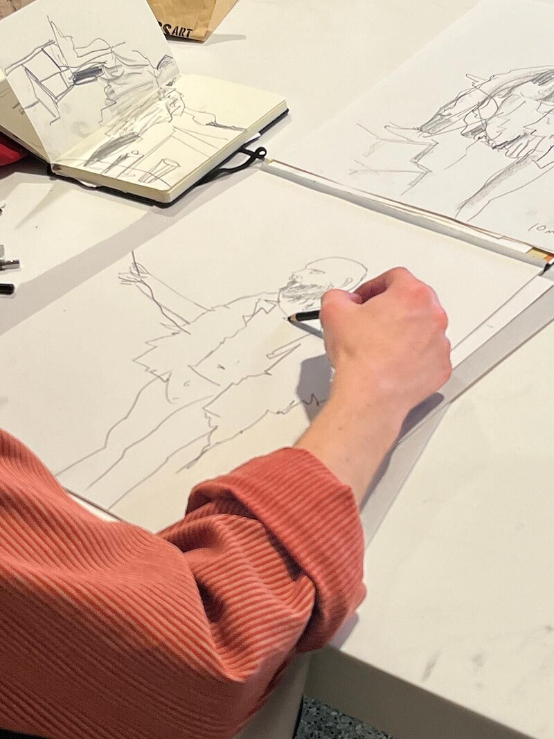 Drawing People - life drawing sessions at Spike Island