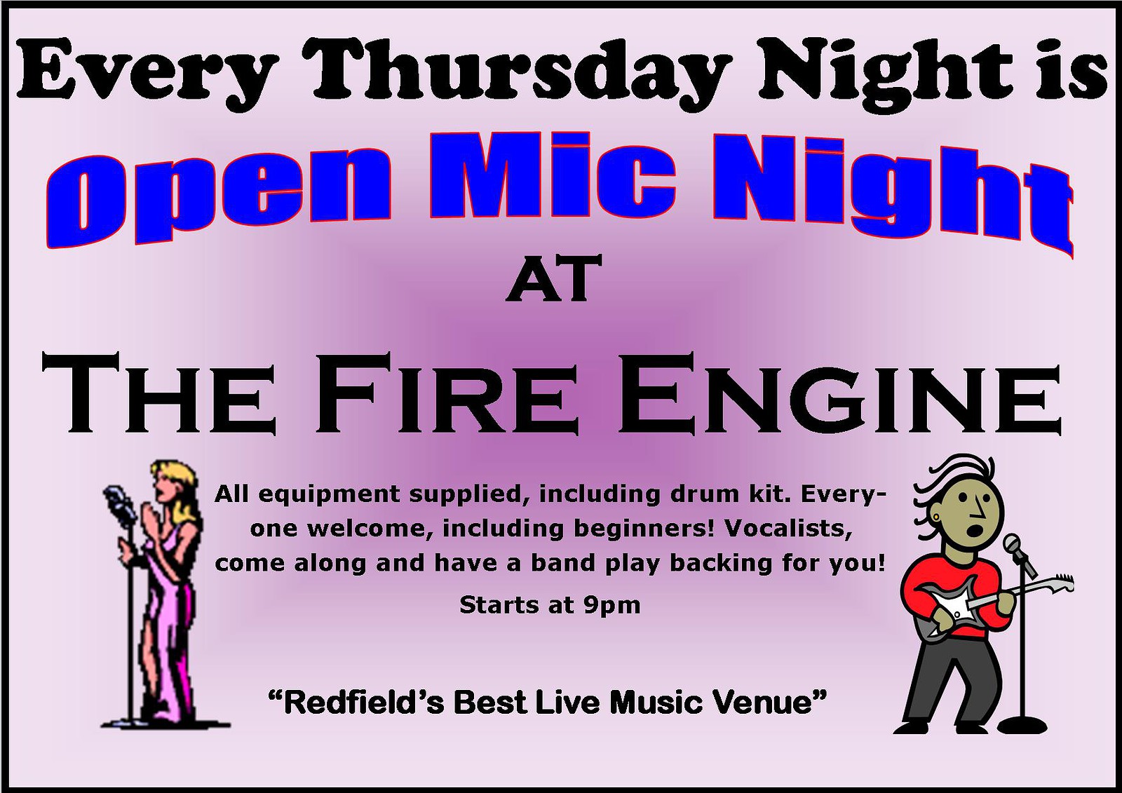 Open Mic Night at The Fire Engine