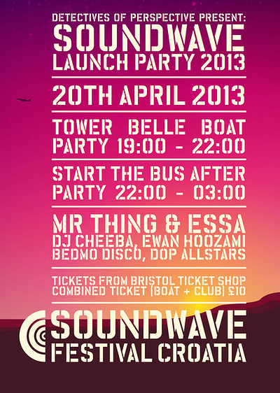 Soundwave Festival Boat Party at Tower Belle (boat)