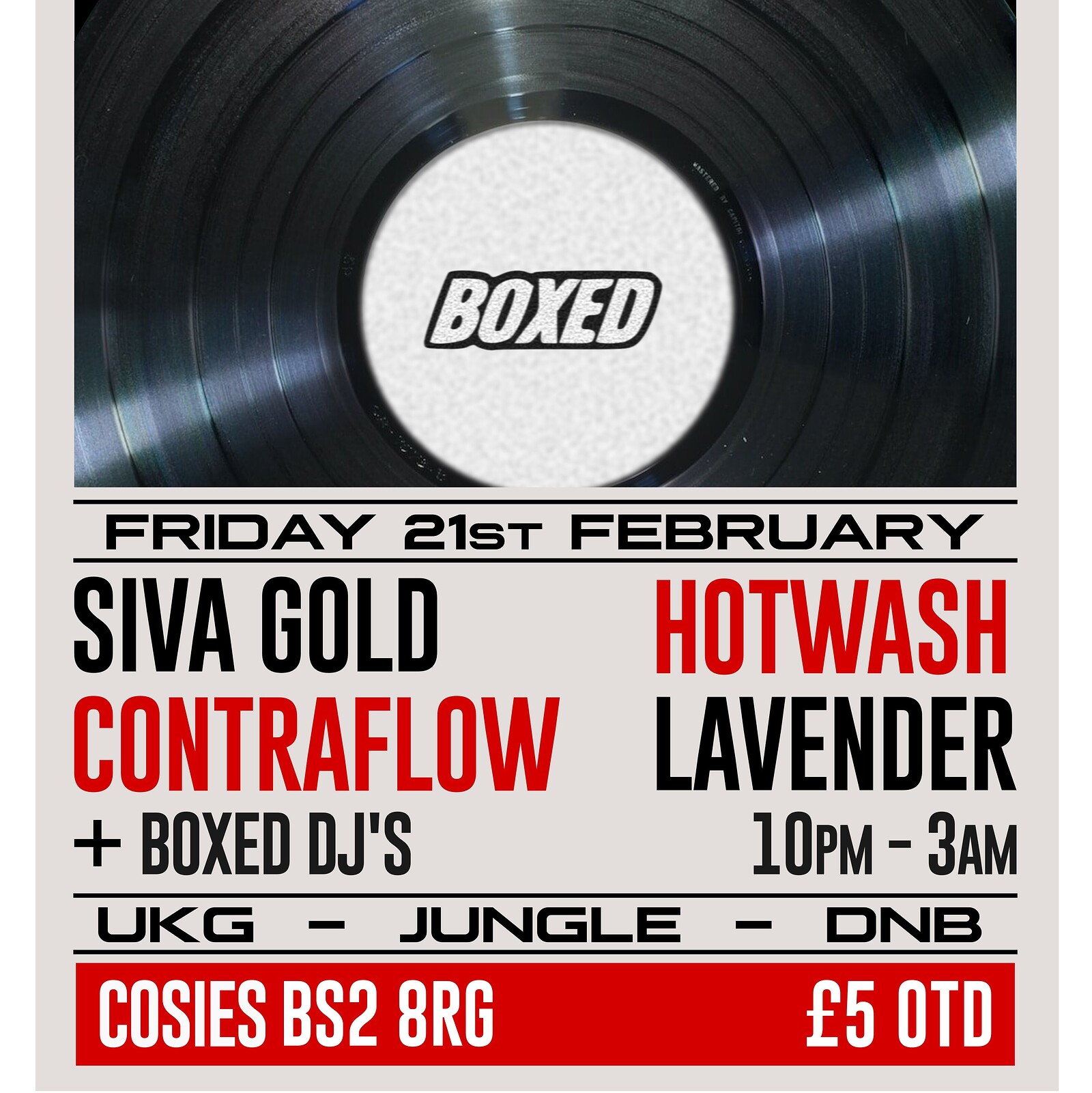 Boxed: UKG - JUNGLE - DNB - £5 at Cosies