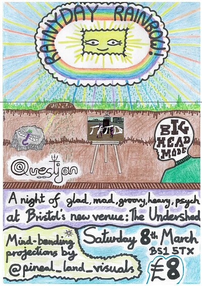 Rainyday Rainbow+ Big Head Mode+ Questian+ TETD at The Undershed
