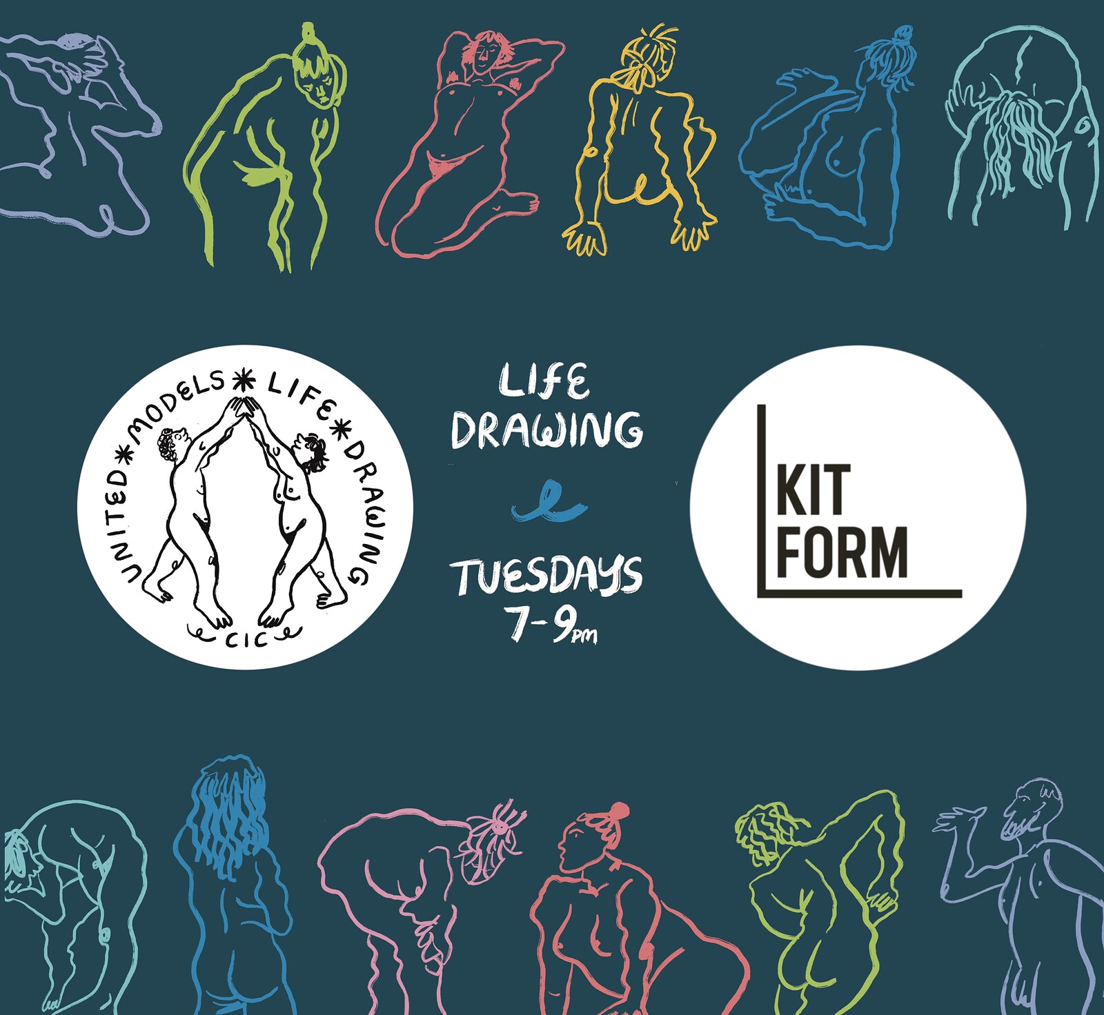 United Models Life Drawing at KIT FORM