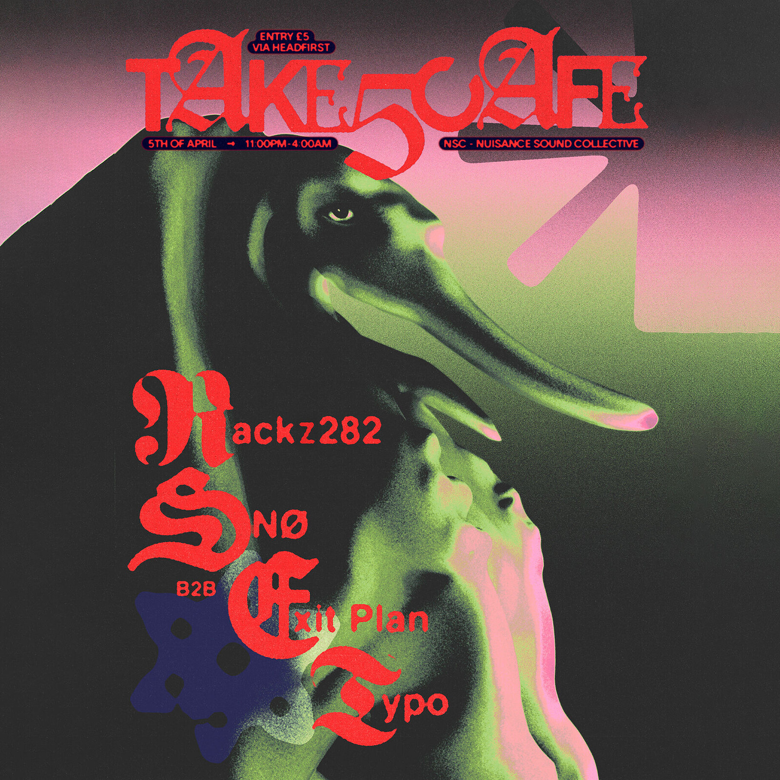 NSC006 // Rackz282 at Take Five Cafe