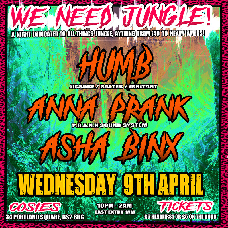 We Need Jungle - Humb - Anna Prank - Asha Binx at Cosies