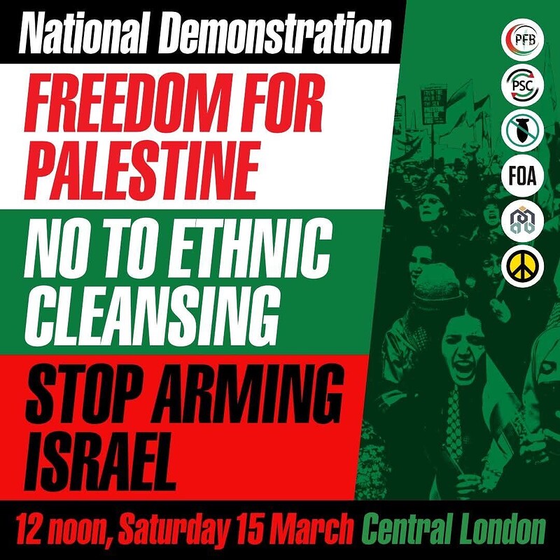 NATIONAL DEMO FOR PALESTINE Bristol/WSM coaches at Weston & Bristol Coaches to London demo for Palestine!